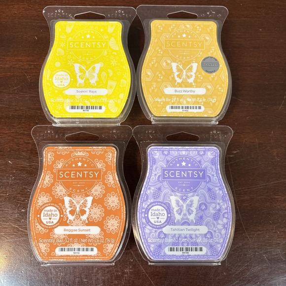Scentsy Other - Lot‎ Of 4 Scentsy Wax Bar Collection NEW~SEE PICS